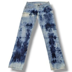 Guess Jeans Size 23 W26" x L29" Guess Daredevil Skinny Jeans Bleached Blue Denim
